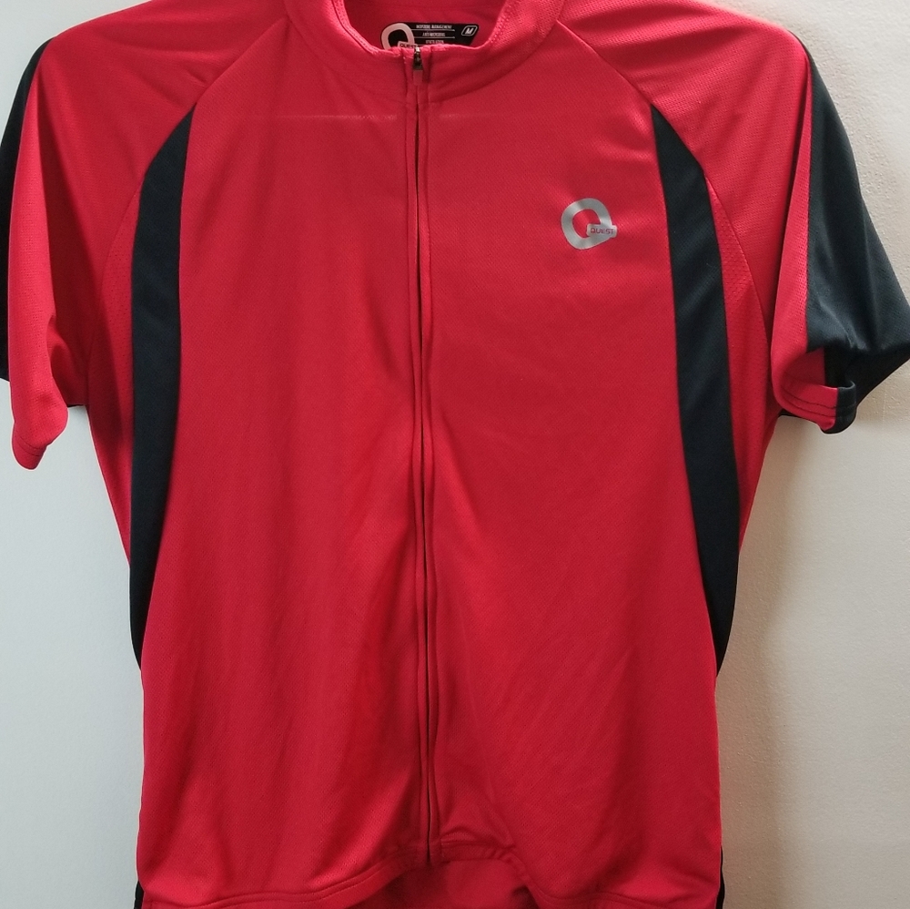 Quest Biker‎ Hiking Jersey Medium Red